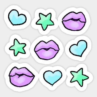 Lilac Love Sticker